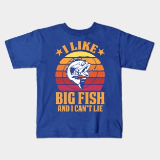 i like big fish and i can't lie 1 Kids T-Shirt